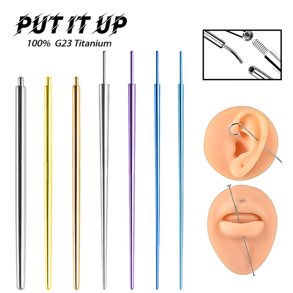 Body Jewelry Implant Grade Titanium - PUTITUP Набор из 10 предметов из