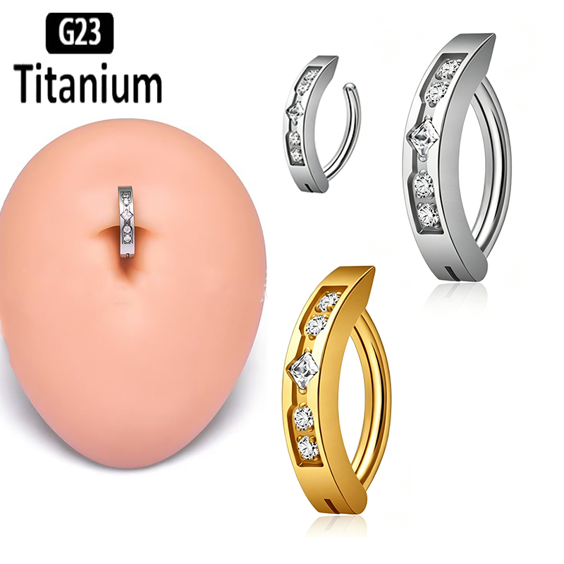 Body Jewelry Implant Grade Titanium - Имплантационный титан ASTM F136, кольцо для
