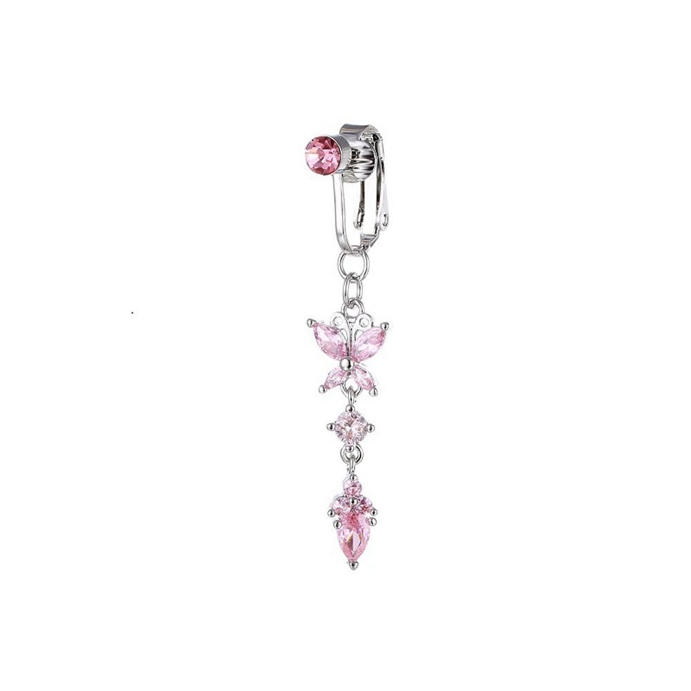 Body Jewelry Belly Button Rings - Пирсинг-клипса для пупка с цирконом в