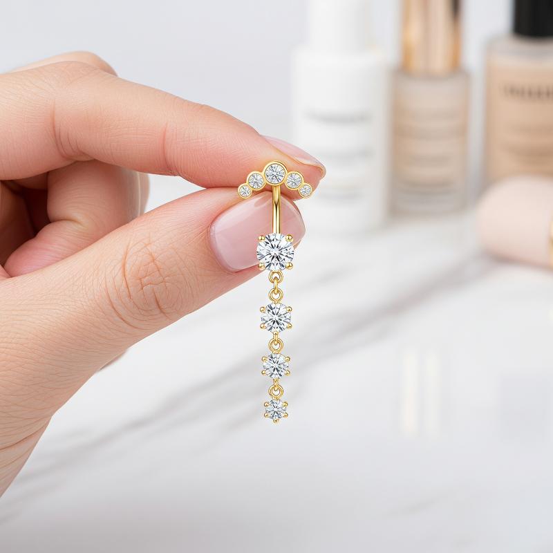 Набор из 5 модных украшений дл – обзор и цена Body Jewelry Belly Button Rings