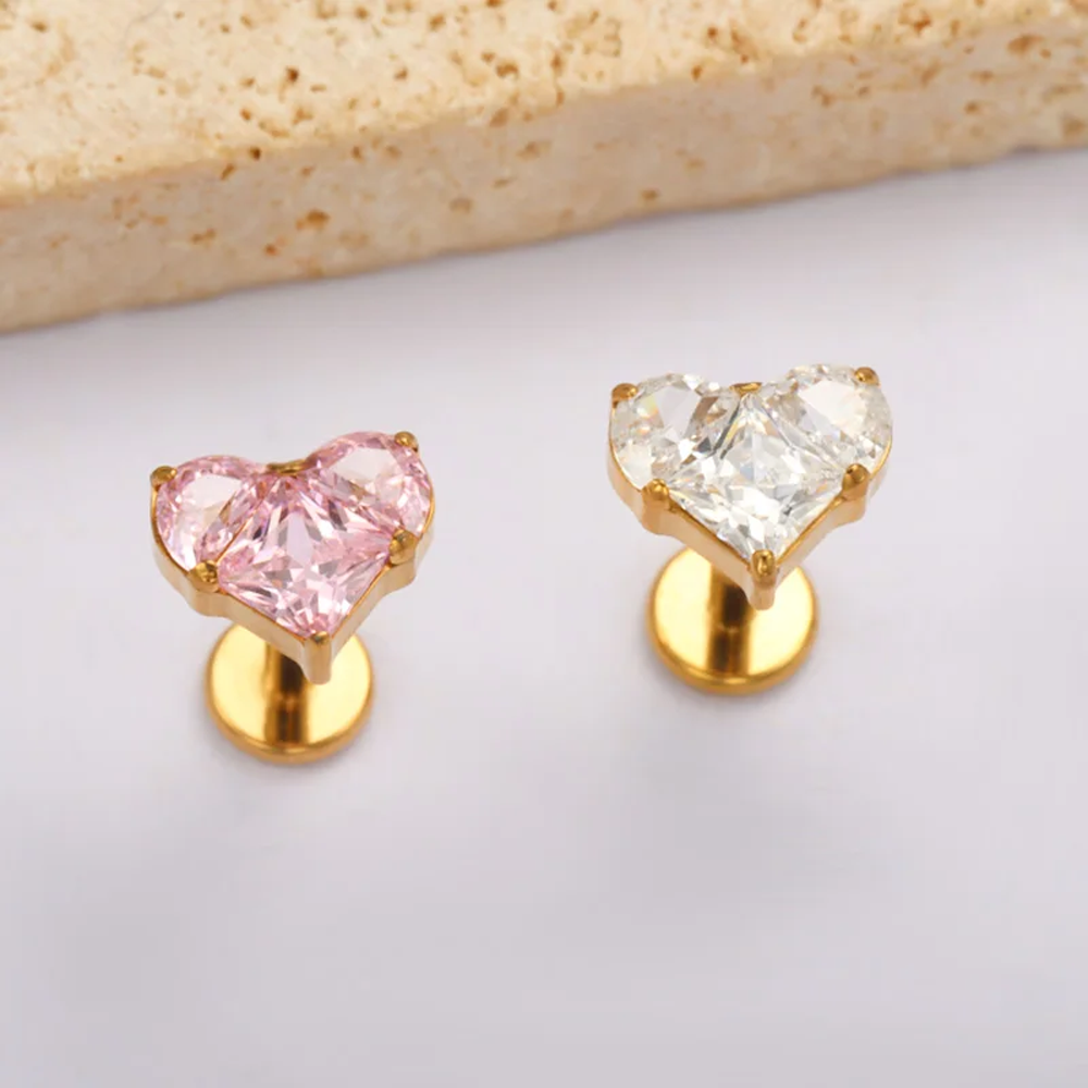 Серьга-гвоздик из титанового с – обзор и цена Body Jewelry Implant Grade Titanium