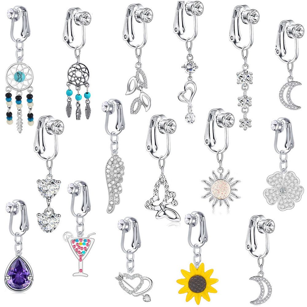 Искусственная поддельная Бабоч – обзор и цена Body Jewelry Belly Button Rings