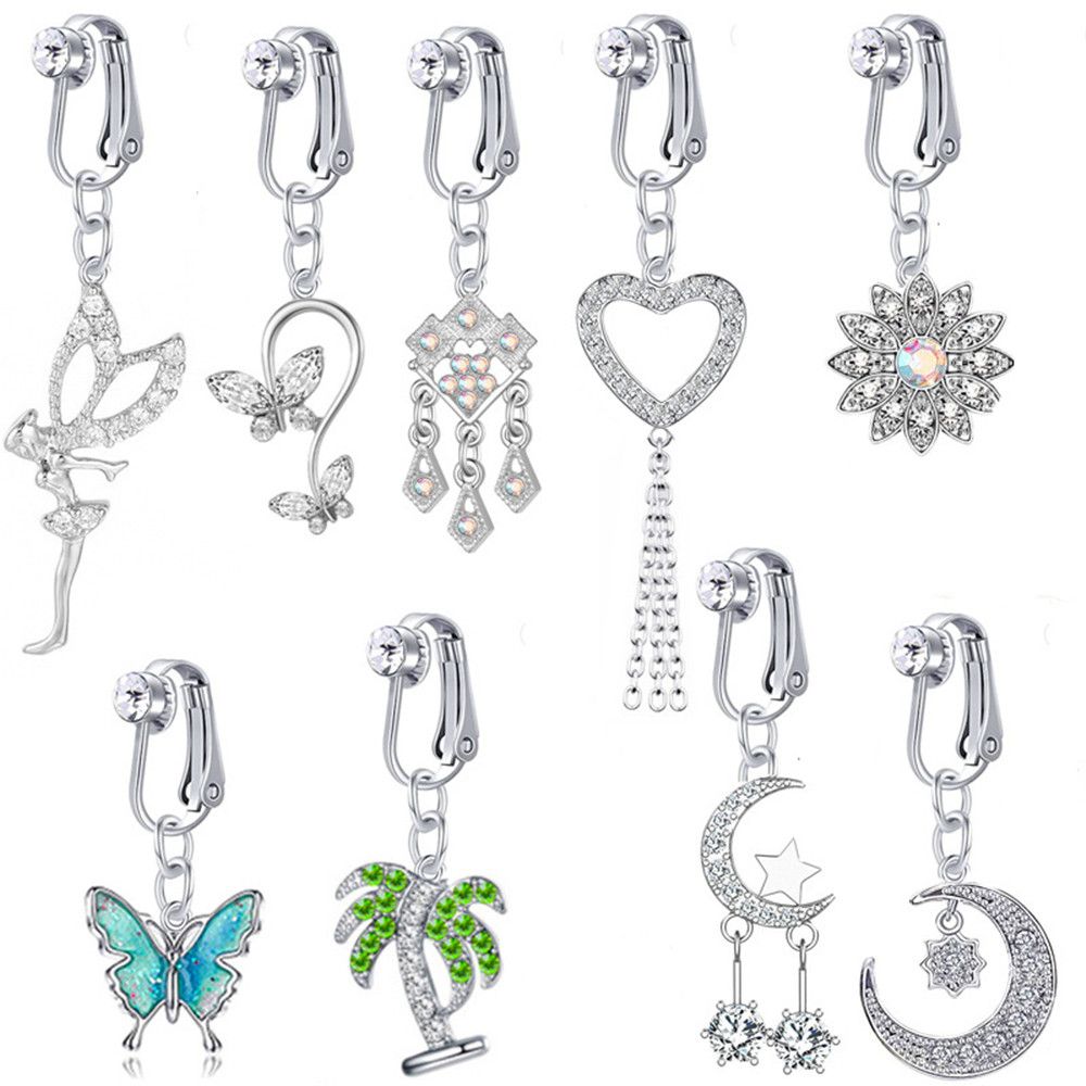 Искусственная поддельная Бабоч – обзор и цена Body Jewelry Belly Button Rings