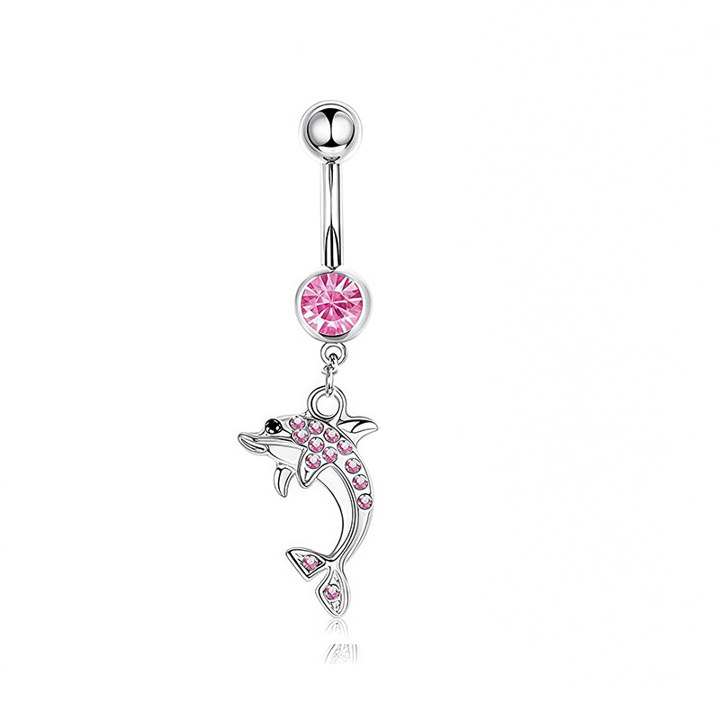 1 шт., кольца для пупка с розо – обзор и цена Body Jewelry Belly Button Rings