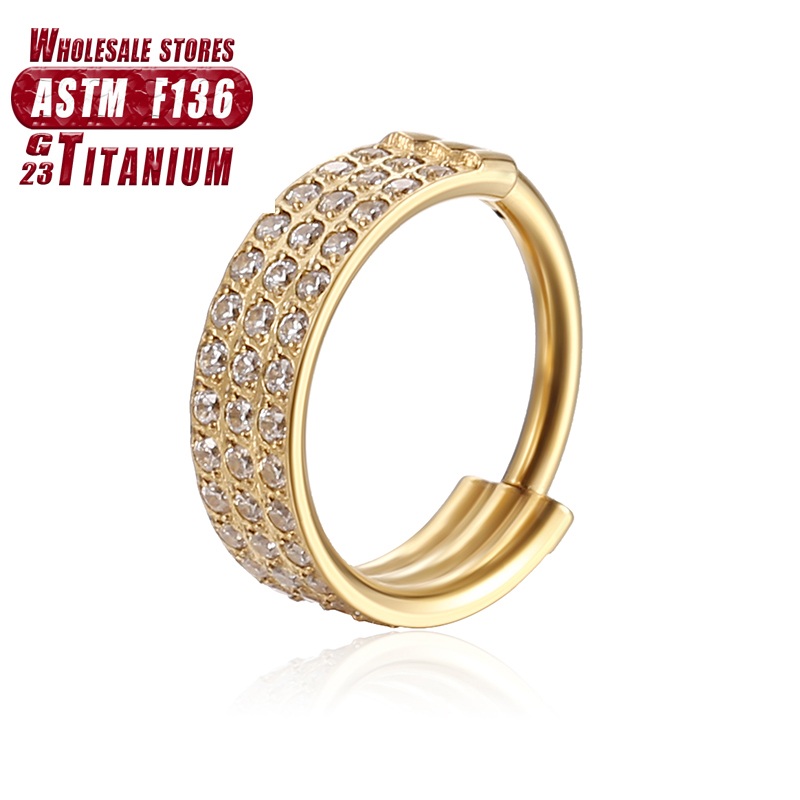 F136 Титановое кольцо в носу с – обзор и цена Body Jewelry Implant Grade Titanium