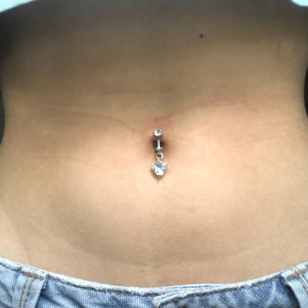 Золотистые клипсы-бабочки для  – обзор и цена Body Jewelry Belly Button Rings