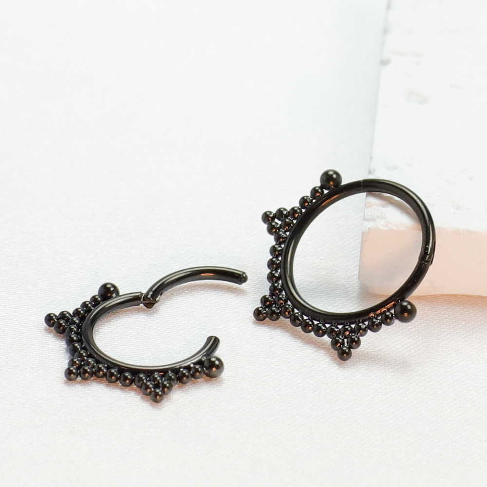 F136 Титановый пирсинг, черное – обзор и цена Body Jewelry Implant Grade Titanium