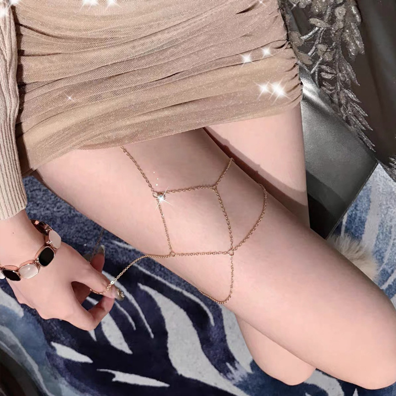 Цепочка для бикини, аксессуары – обзор и цена Body Jewelry Leg Chain