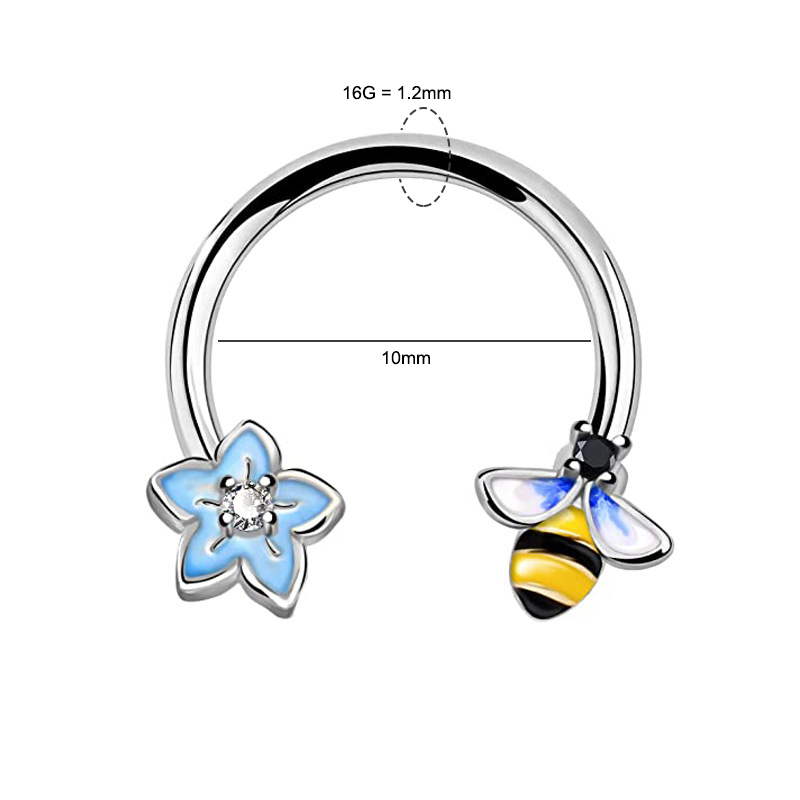 Кольцо для пирсинга 16G из хир – обзор и цена Body Jewelry Ear