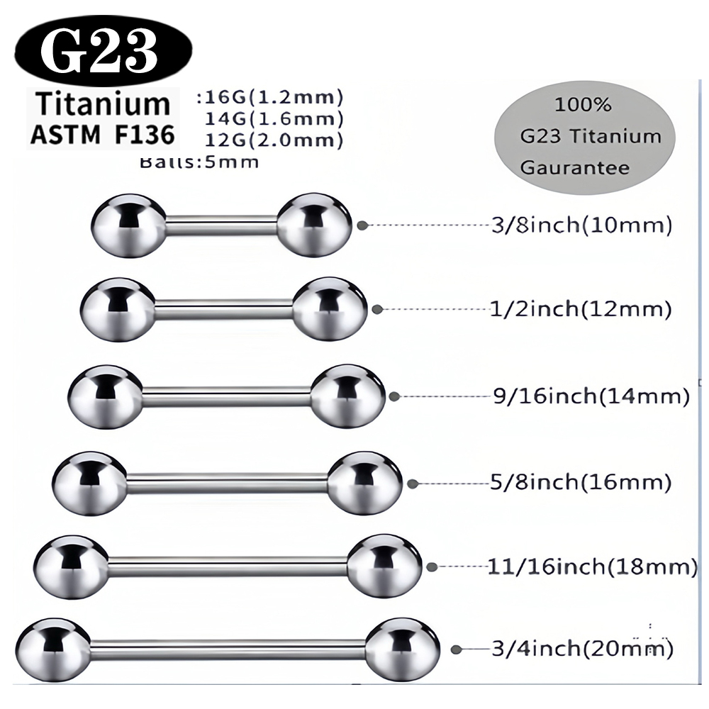 1/5/50 шт. ASTM F136 Титановые – обзор и цена Body Jewelry Implant Grade Titanium